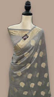 Pure Cotton Banarasi Handloom Saree - The Handlooms