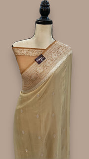 Pure Georgette Banarasi Saree - The Handlooms