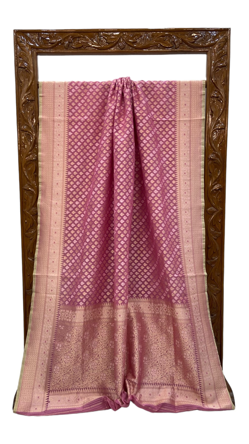 Pure Cotton Banarasi Handloom Saree - The Handlooms