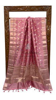 Pure Mango Silk Banarasi Handloom Saree - The Handlooms