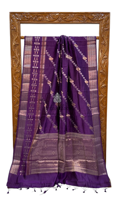 Pure Mango Silk Banarasi Handloom Saree