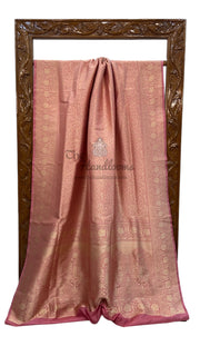 Pure Katan Silk Banarasi Handloom Saree - Tanchui Brocade - The Handlooms