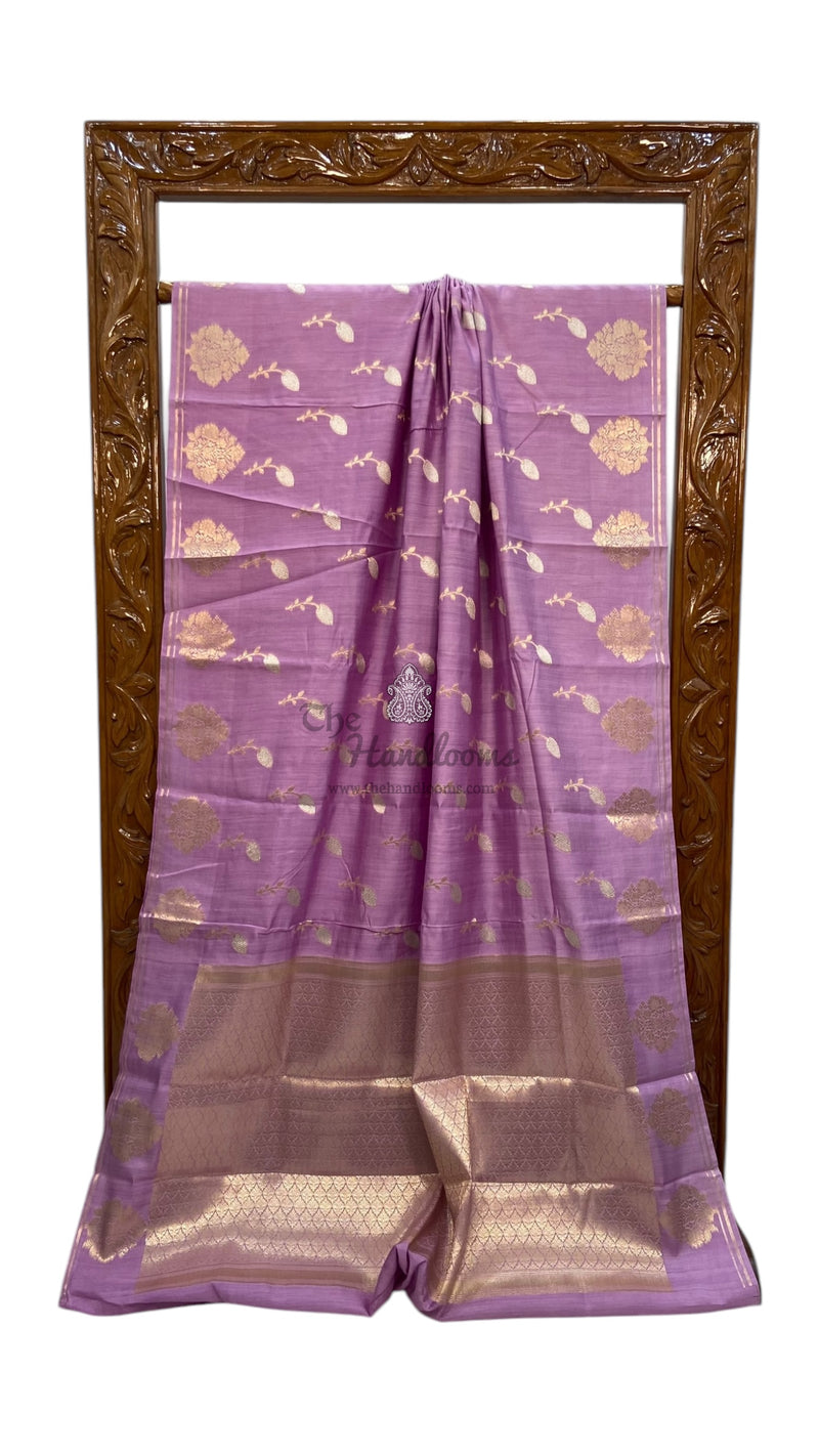 Pure Chiniya Silk Handloom Banarasi Saree - The Handlooms