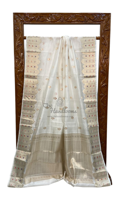 Pure Mango Silk Banarasi Handloom Saree