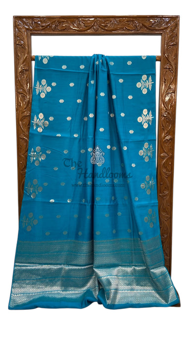 Moonga Georgette Handloom Banarasi Saree