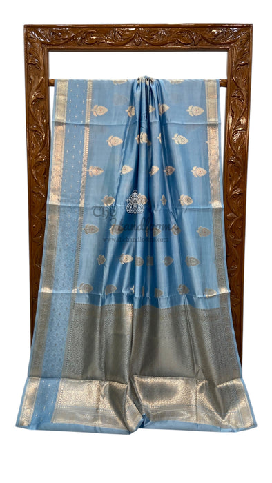 Pure Mango Silk Banarasi Handloom Saree