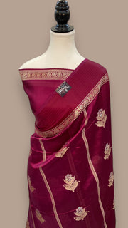 Pure Mango Silk Banarasi Handloom Saree - The Handlooms