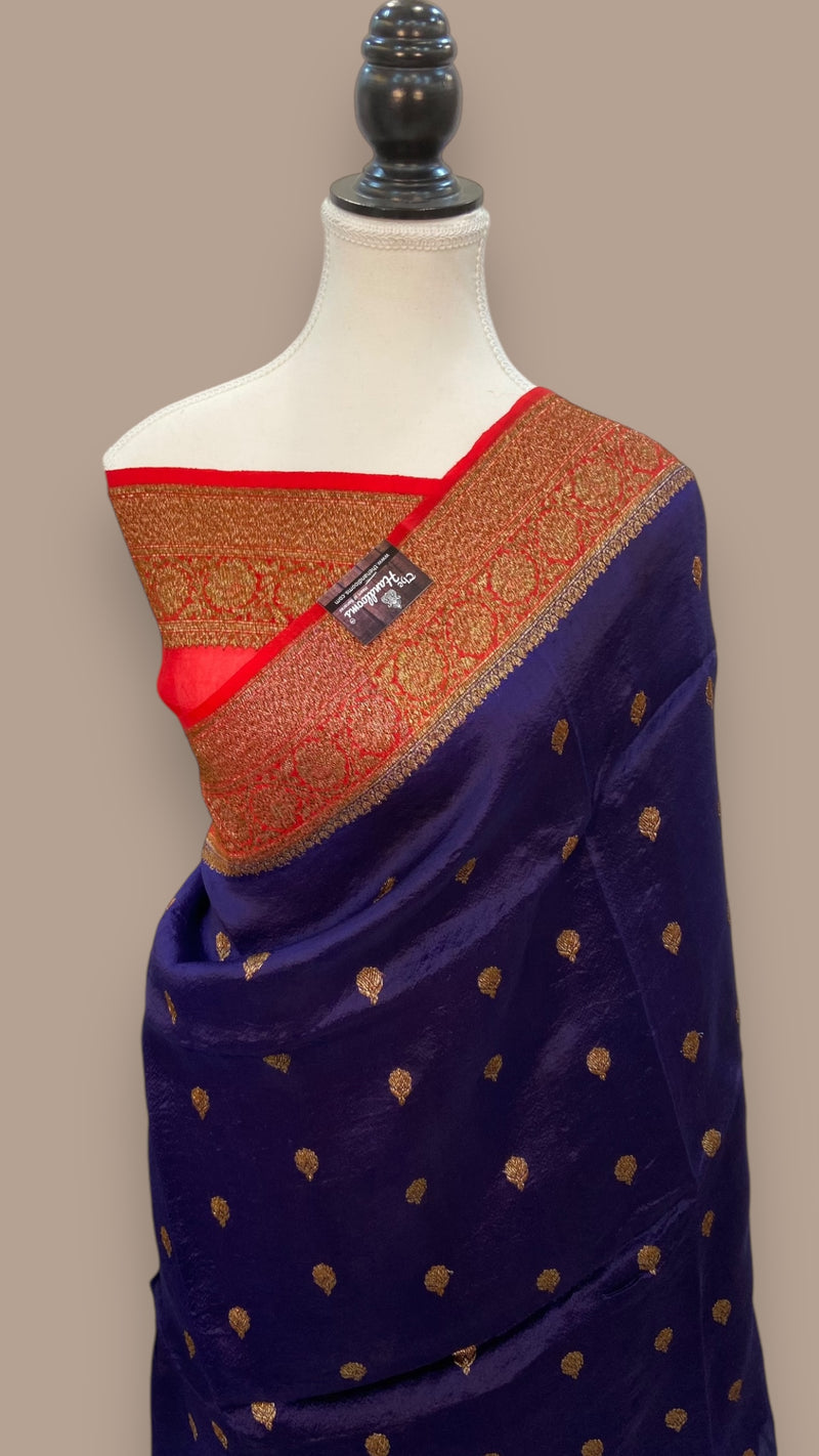 Pure Kora Handloom Banarasi Saree - The Handlooms