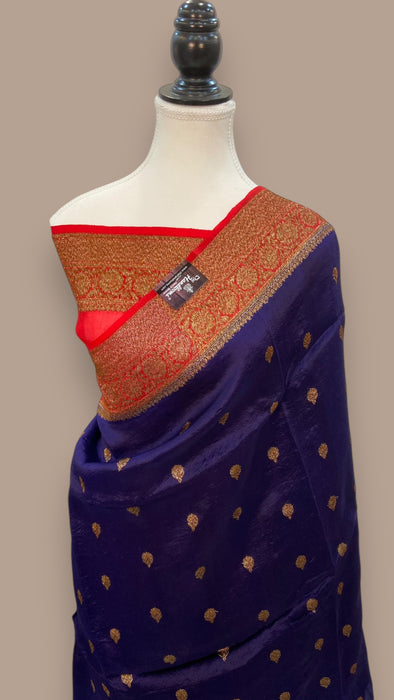 Pure Kora Handloom Banarasi Saree