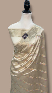 Pure Mango Silk Handloom Banarasi Saree - The Handlooms