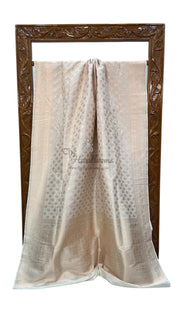 Pure Katan Silk Banarasi Handloom Saree - All over Jaal work - The Handlooms