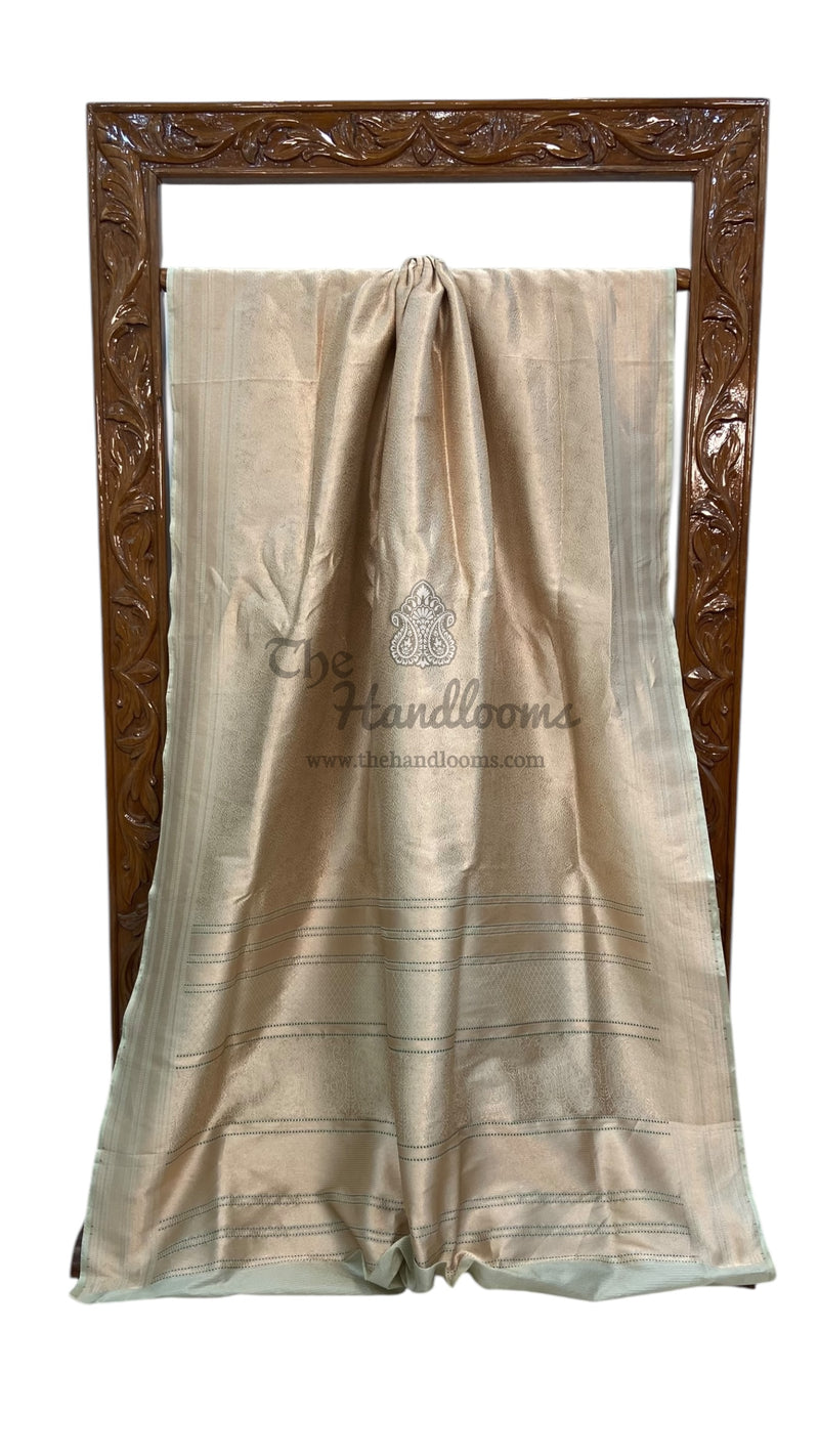 Pure Katan Silk Banarasi Handloom Saree - Tanchui Brocade - The Handlooms