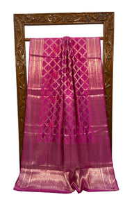 Pure Mango Silk Banarasi Handloom Saree - The Handlooms