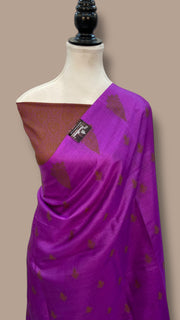 Pure Tussar Silk Handloom Banarasi Saree - The Handlooms