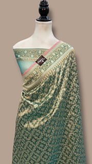 Pure Tissue Reshmi zari Handloom Banarasi Saree - The Handlooms