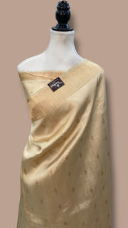 Pure Katan Silk Banarasi Handloom Saree - All over Kadua motifs - The Handlooms