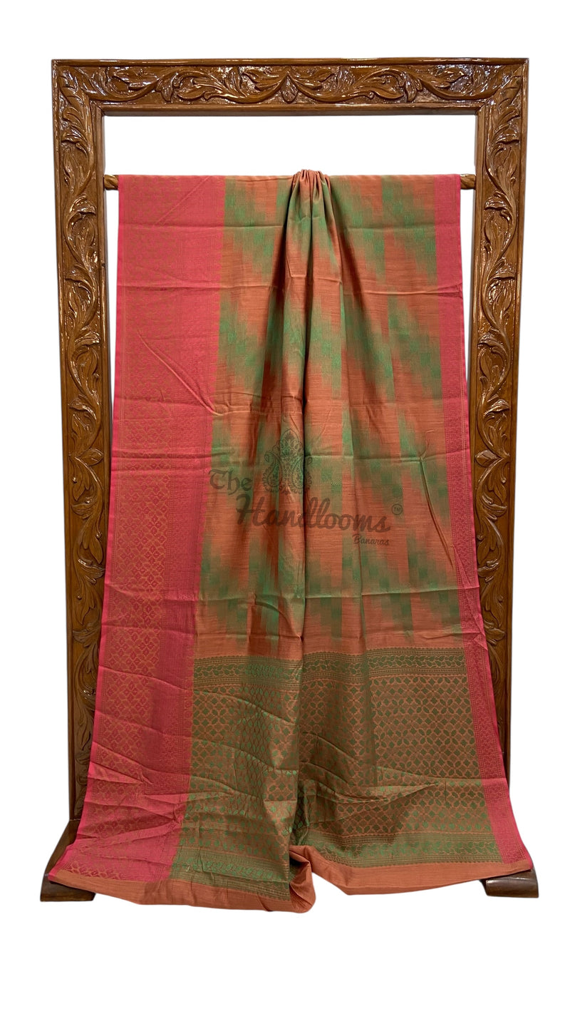 Pure Chiniya Silk Handloom Banarasi Saree - The Handlooms