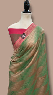 Pure Chiniya Silk Handloom Banarasi Saree - The Handlooms