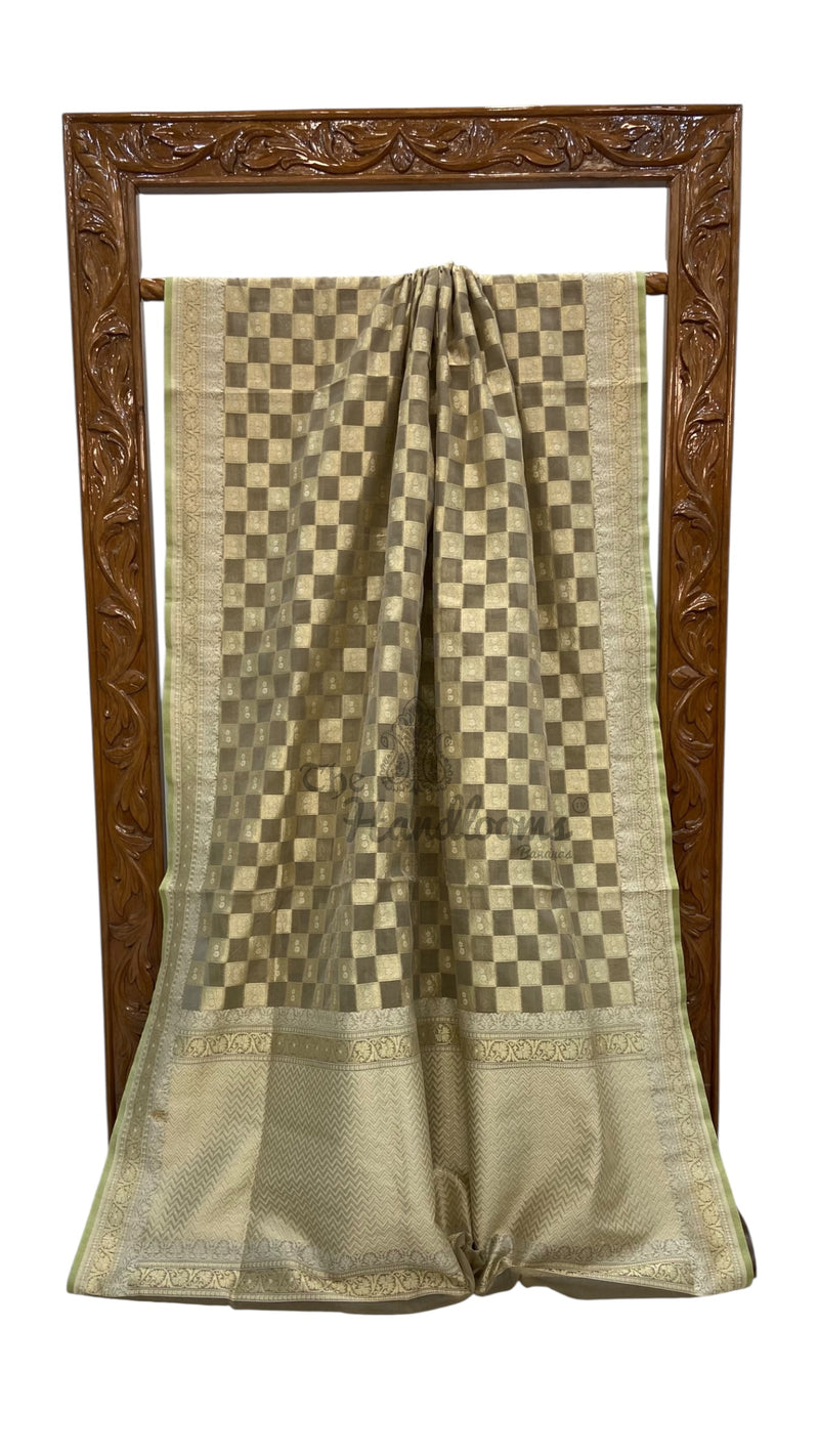 Pure Cotton Banarasi Handloom Saree - The Handlooms