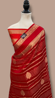 Pure Kora Handloom Banarasi Saree - The Handlooms