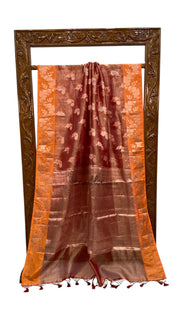 Pure Kora Tissue Handloom Banarasi Saree - The Handlooms
