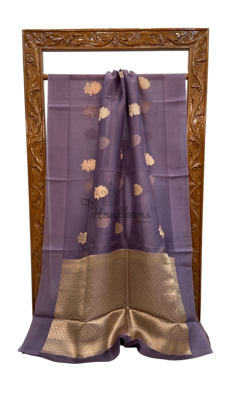 Pure Kora Handloom Banarasi Saree - The Handlooms