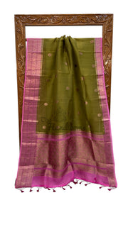Pure Kora Handloom Banarasi Saree - The Handlooms