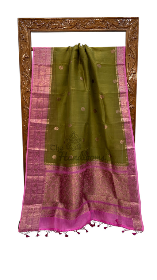Pure Kora Handloom Banarasi Saree - The Handlooms