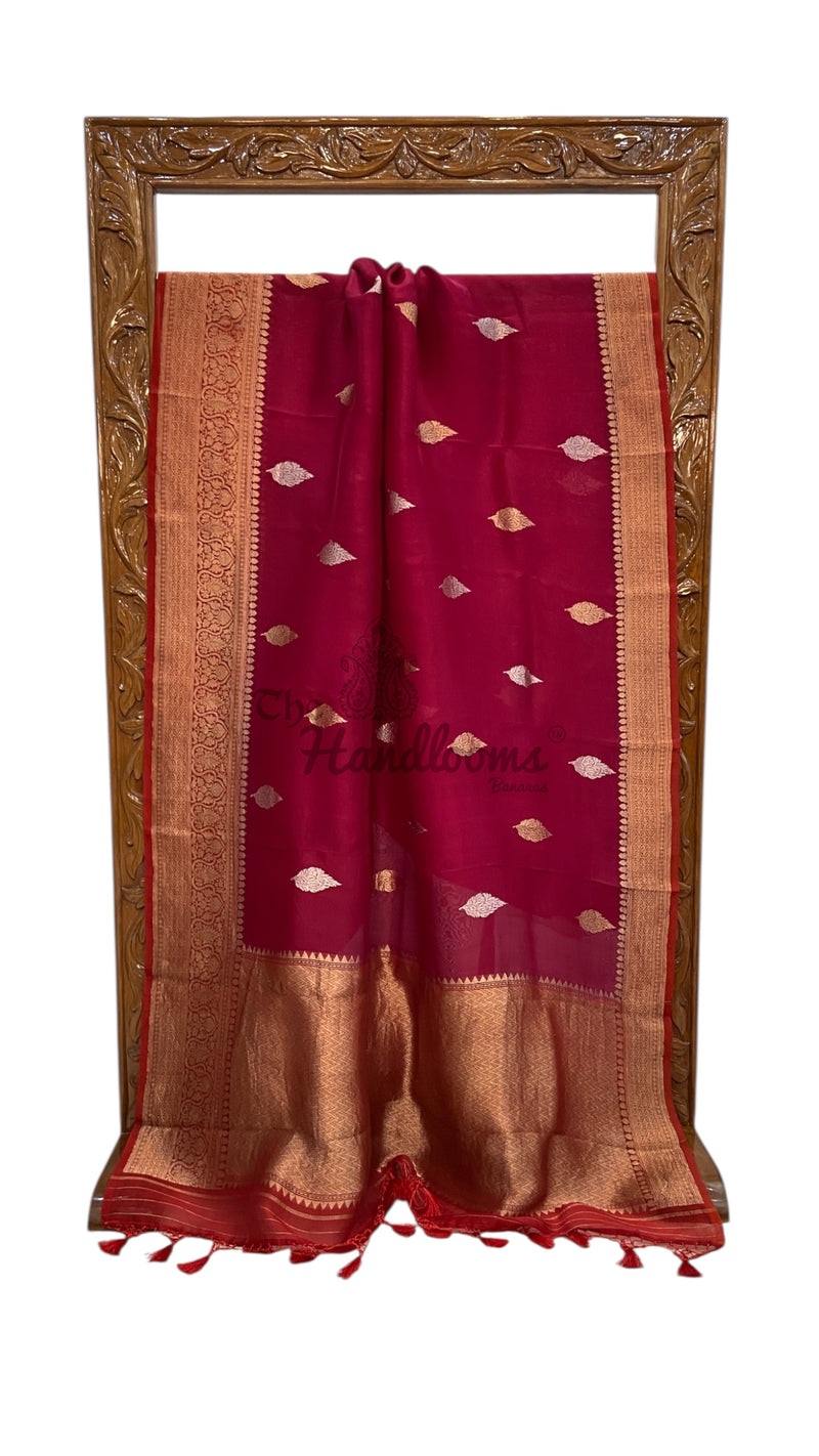 Pure Kora Handloom Banarasi Saree - The Handlooms