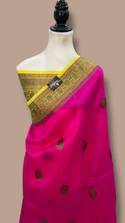 Pure Kora Handloom Banarasi Saree - The Handlooms