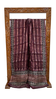 Pure Tussar Silk Handloom Banarasi Saree - The Handlooms