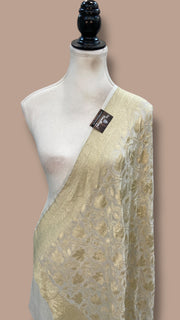 Pure Khaddi Georgette Handloom Dupatta - The Handlooms