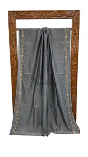 Pure Chanderi Cotton Handloom Banarasi Saree - Handwork - The Handlooms