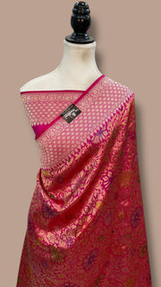 Ektara Pure Katan Silk Banarasi Handloom Saree - Tanchui Brocade - The Handlooms