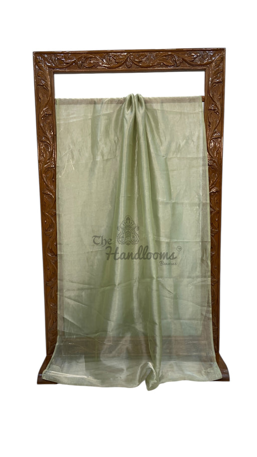 Pure Kora Handloom Banarasi Saree - Plain - The Handlooms