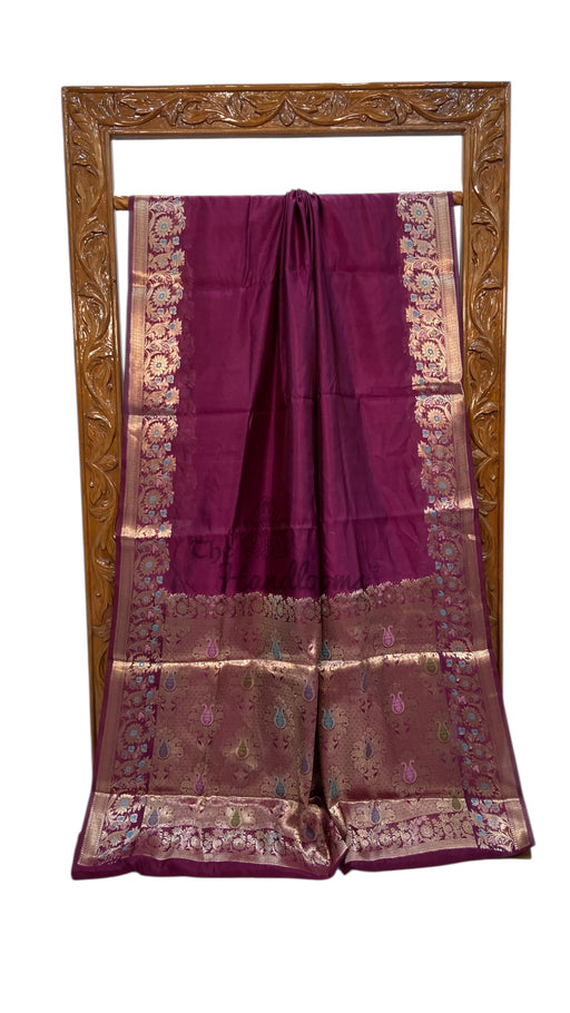 Pure Mango Silk Banarasi Handloom Saree - The Handlooms