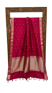 Pure Katan Silk Handloom Saree - The Handlooms