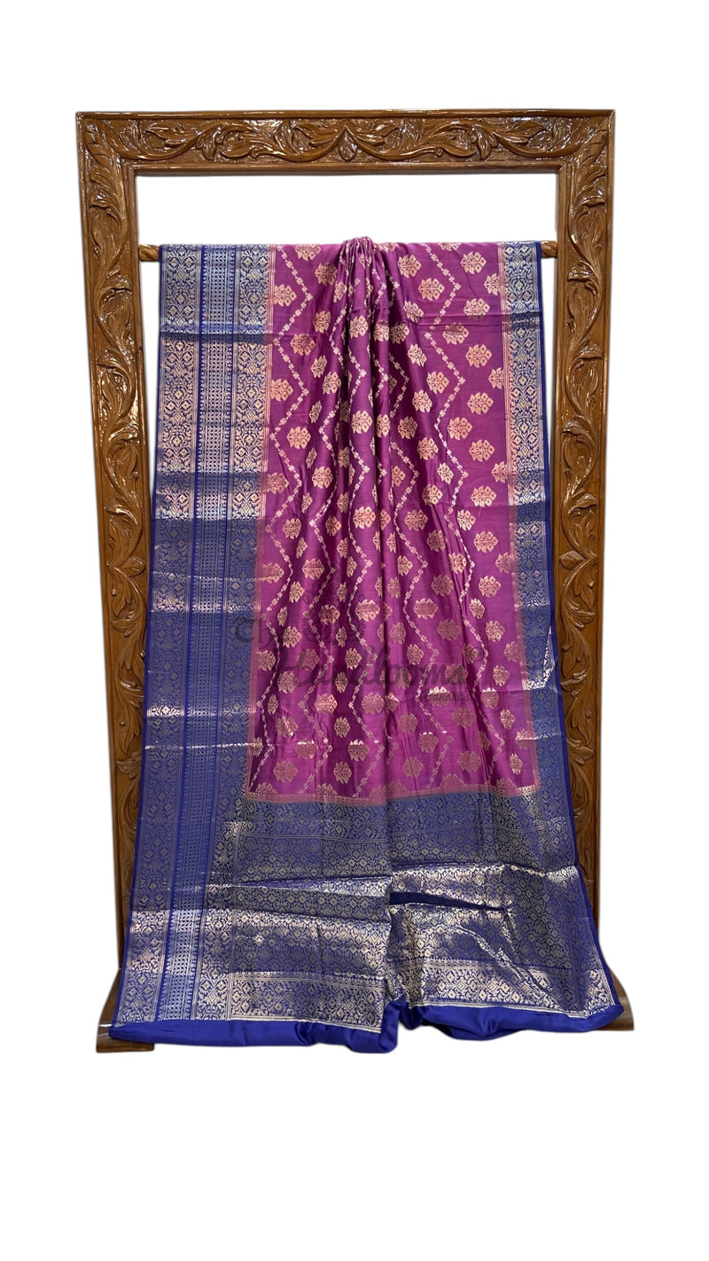 Pure Chiniya Silk Handloom Banarasi Saree - The Handlooms