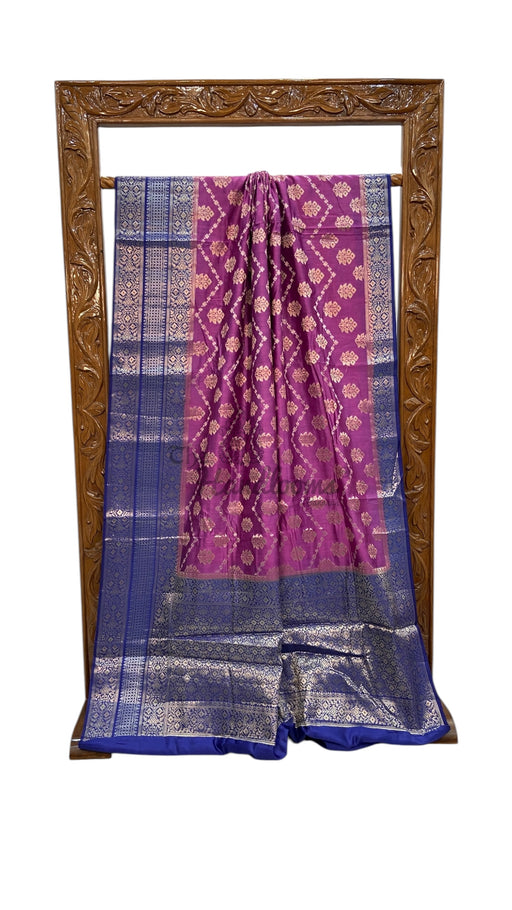 Pure Chiniya Silk Handloom Banarasi Saree - The Handlooms