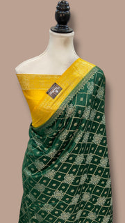 Pure Chiniya Silk Handloom Banarasi Saree - The Handlooms