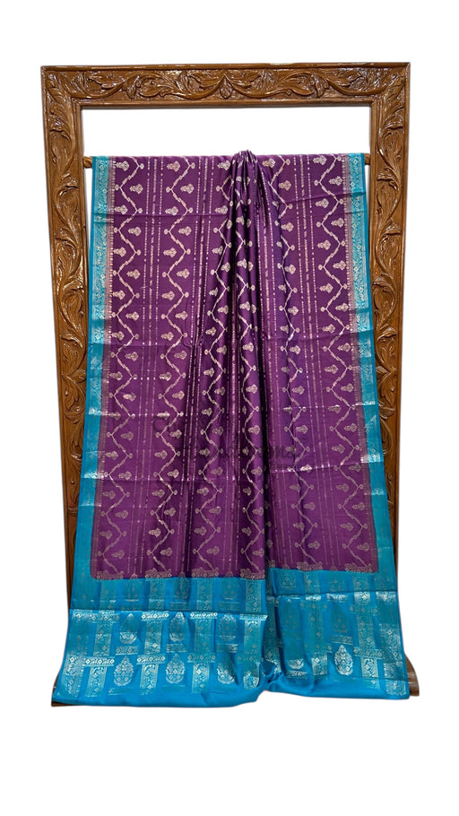 Pure Chiniya Silk Handloom Banarasi Saree - The Handlooms