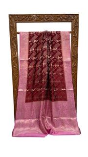 Pure Mango Silk Banarasi Handloom Saree - The Handlooms