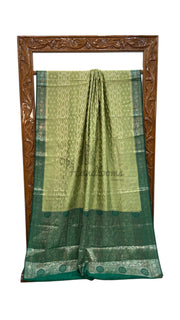 Pure Chiniya Silk Handloom Banarasi Saree - The Handlooms