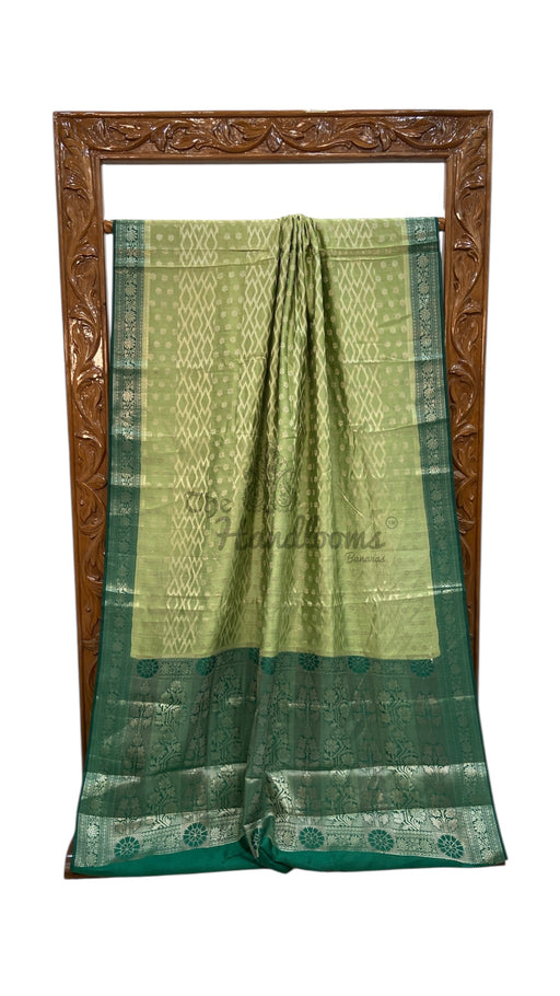 Pure Chiniya Silk Handloom Banarasi Saree - The Handlooms