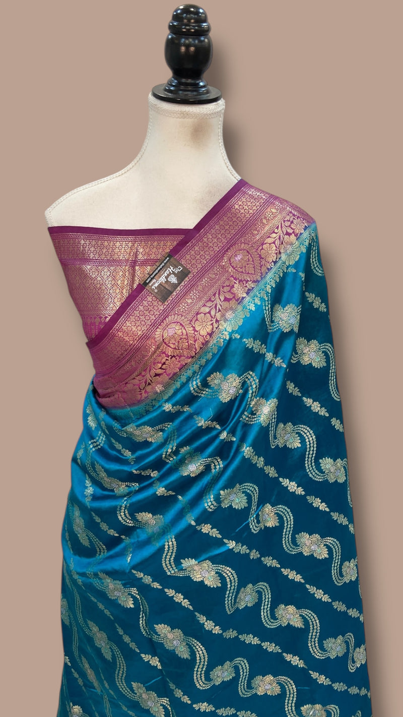 Pure Dupion Silk Banarasi Saree