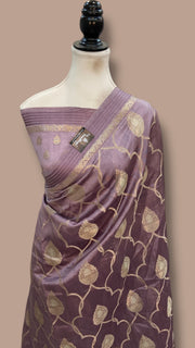 Pure Mango Silk Banarasi Handloom  Saree - The Handlooms