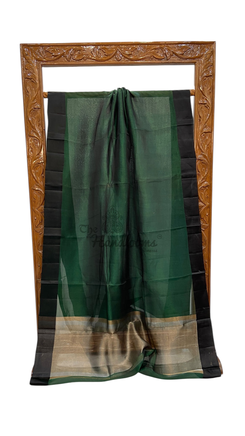 Pure Kora Tissue Handloom Banarasi Saree