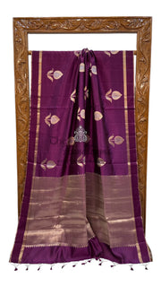 Pure Mango Silk Banarasi Handloom Saree - The Handlooms