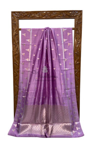 Pure Mango Silk Banarasi Handloom Saree - The Handlooms