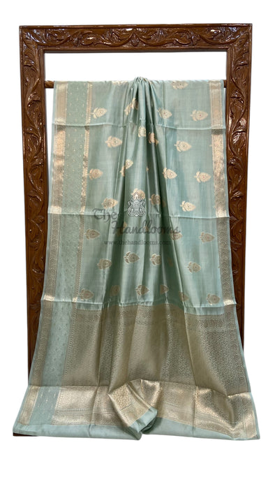 Pure Mango Silk Banarasi Handloom Saree